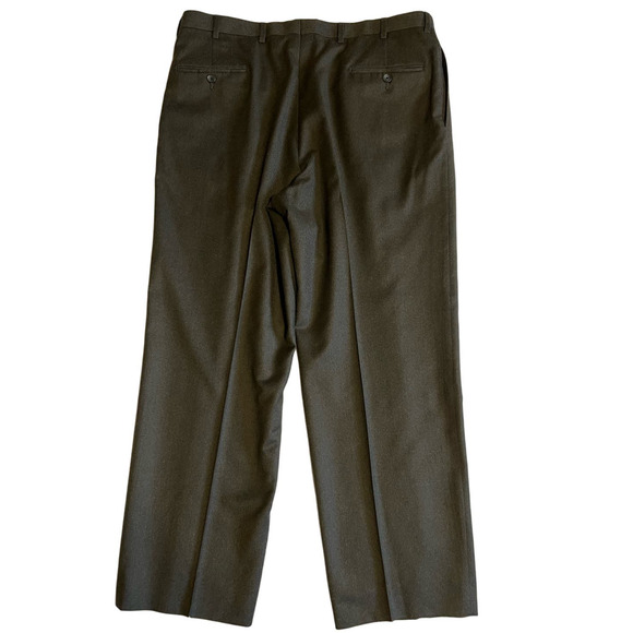Austin Reed Signature Brown Wool Cashmere Blend Dress Pants Size 38 - Picture 2 of 9
